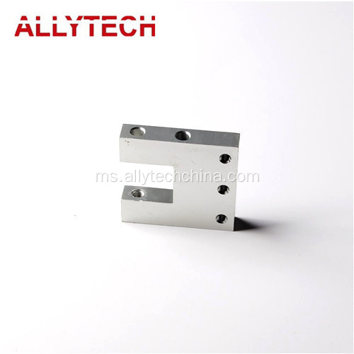 Bahagian pemesinan asas slaid aluminium machined precision